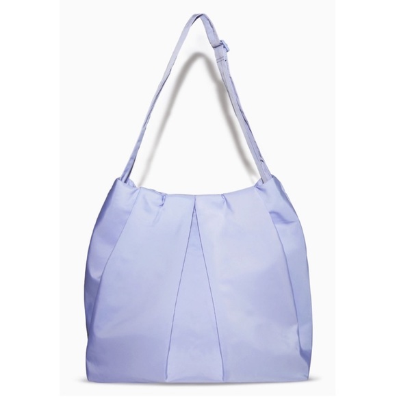 COS Handbags - COS Sky Blue Quilted Hobo Oversized Bag